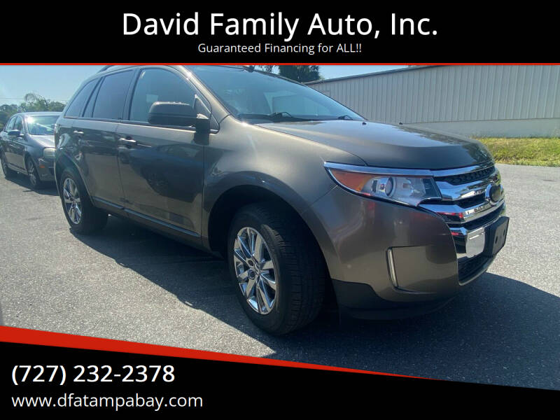 2013 Ford Edge for sale at David Family Auto, Inc. in New Port Richey FL