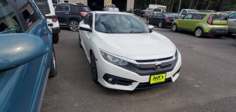 2016 Honda Civic for sale at Jeff's Sales & Service in Presque Isle ME