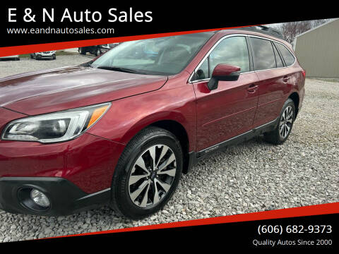 2016 Subaru Outback for sale at E & N Auto Sales in London KY