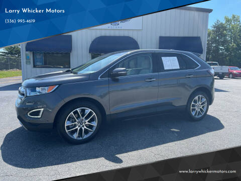 2018 Ford Edge for sale at Larry Whicker Motors in Kernersville NC