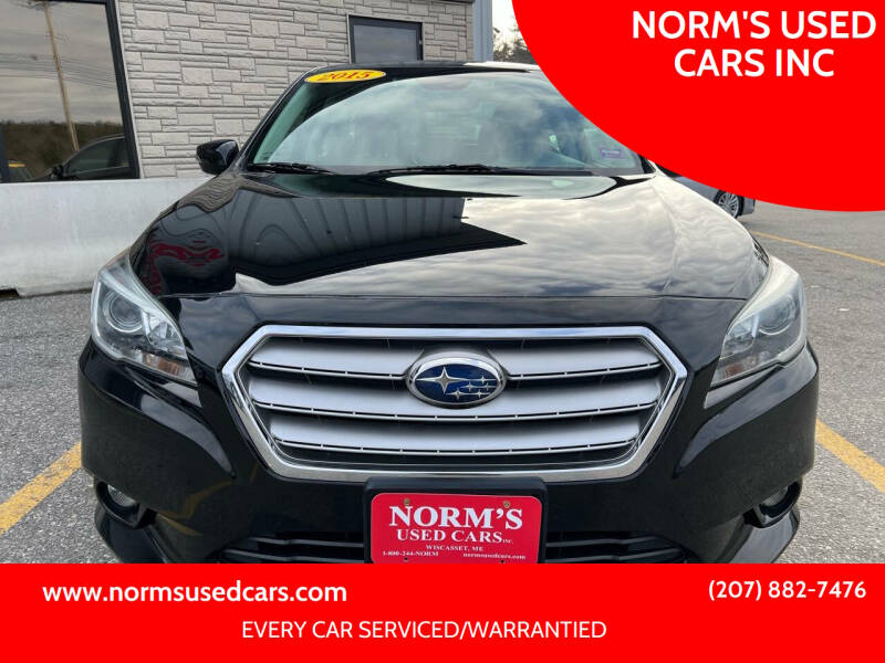 2015 Subaru Legacy for sale at NORM'S USED CARS INC in Wiscasset ME