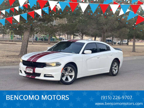 2017 Dodge Charger for sale at BENCOMO MOTORS in El Paso TX