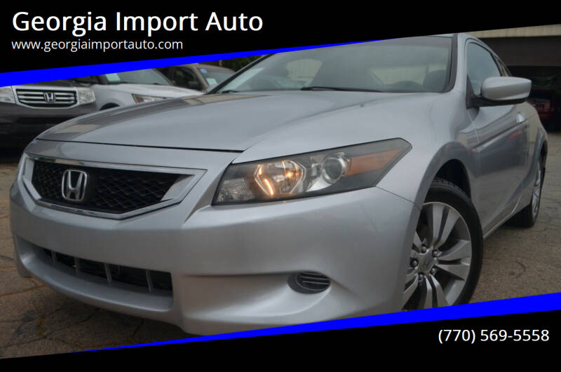 2008 Honda Accord for sale at Georgia Import Auto in Alpharetta GA