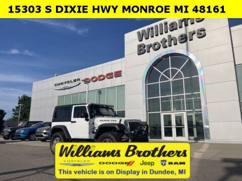 2012 Jeep Wrangler for sale at Williams Brothers Pre-Owned Clinton in Clinton MI
