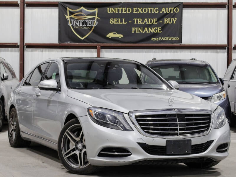 2014 Mercedes-Benz S-Class for sale at United Exotic Auto in Houston TX