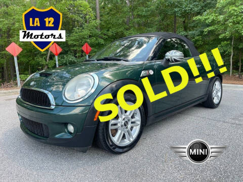 2013 MINI Roadster for sale at LA 12 Motors in Durham NC