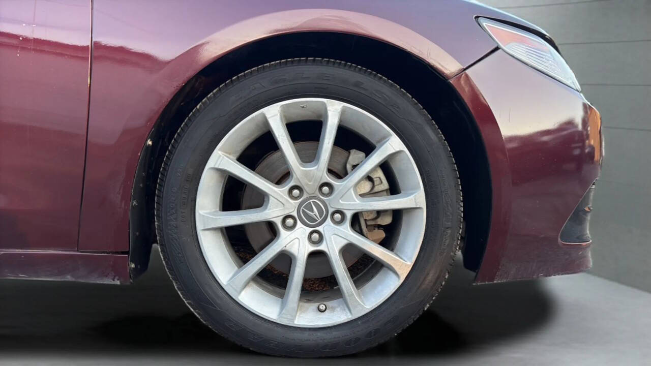 Dk. Red 2016 Acura TLX V6 V6 4dr Sedan 21