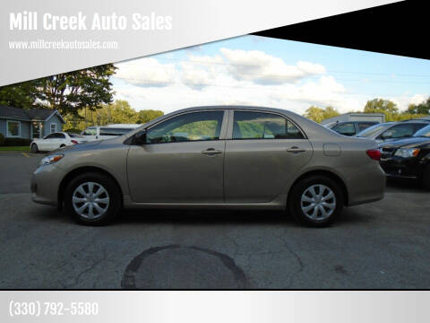 2009 Toyota Corolla for sale at Mill Creek Auto Sales in Youngstown OH