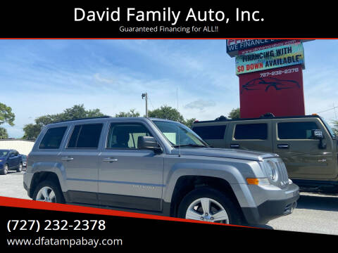 2015 Jeep Patriot for sale at David Family Auto, Inc. in New Port Richey FL