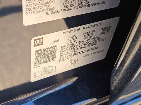 2022 Chevrolet Silverado 1500