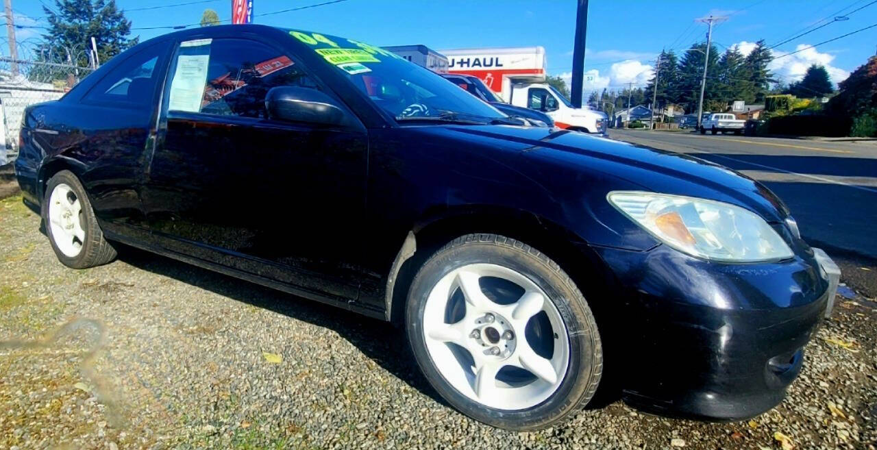 2004 Honda Civic for sale at Aldridge Auto's Sales & Repair in University Place, WA