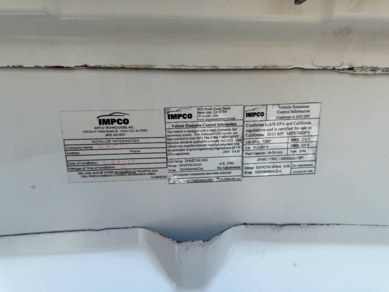 2013 Chevrolet Express 2500