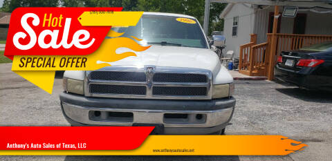 1996 Dodge Ram Pickup 1500 for sale at Anthony's Auto Sales of Texas, LLC in La Porte TX
