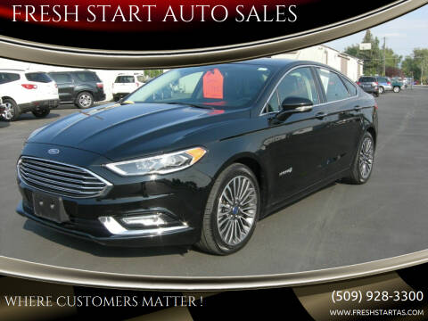 2017 Ford Fusion Hybrid for sale at FRESH START AUTO SALES in Spokane Valley WA