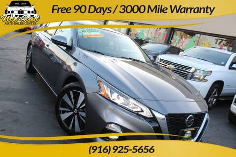 2019 Nissan Altima for sale at West Coast Auto Sales Center in Sacramento CA