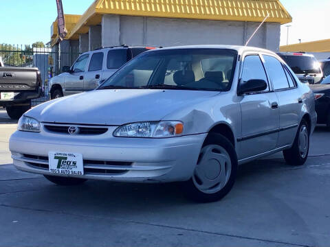 2000 Toyota Corolla for sale at Teo's Auto Sales in Turlock CA