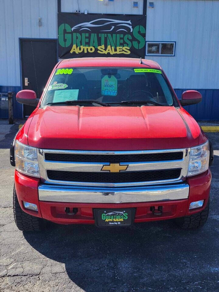 2008 Chevrolet Silverado 1500 for sale at GREATNESS AUTO SALES in Green Bay, WI