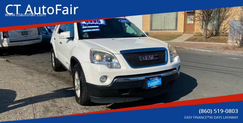 2007 GMC Acadia for sale at CT AutoFair in West Hartford CT