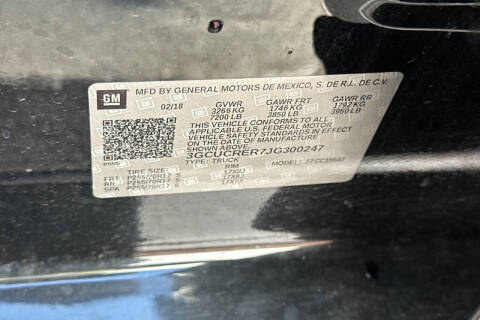 2018 Chevrolet Silverado 1500 LT