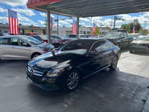 2015 Mercedes-Benz C-Class for sale at American Auto Sales in Hialeah FL