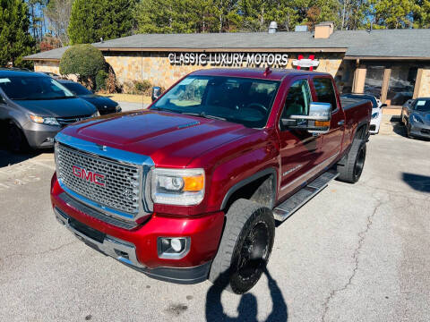 2015 GMC Sierra 2500HD for sale at Classic Luxury Motors in Buford GA