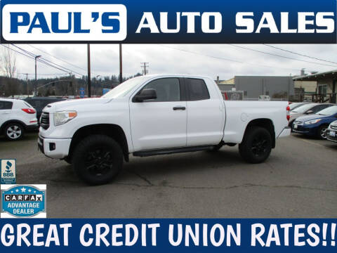 2014 Toyota Tundra for sale at Paul's Auto Sales in Eugene OR