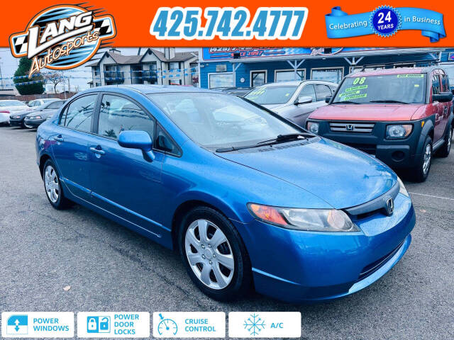 2007 Honda Civic for sale at Lang Autosports in Lynnwood, WA