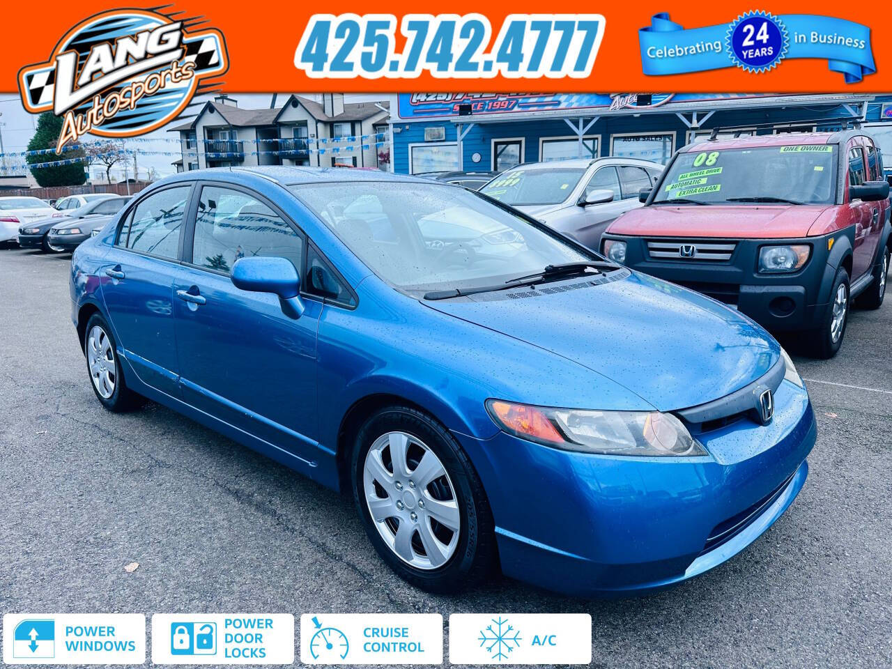 2007 Honda Civic for sale at Lang Autosports in Lynnwood, WA