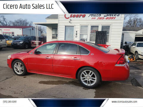 2009 Chevrolet Impala for sale at Cicero Auto Sales LLC in Des Moines IA