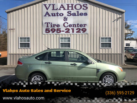 2008 Ford Focus for sale at Vlahos Auto Sales and Service in Walkertown NC