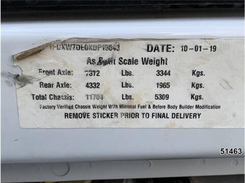 2019 Ford F-750 Super Duty