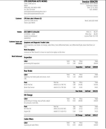 2015 BMW X3 xDrive28d