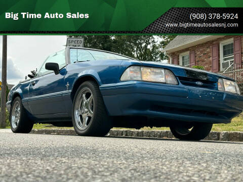 1989 Ford Mustang for sale at Big Time Auto Sales in Vauxhall NJ