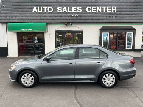 2016 Volkswagen Jetta for sale at Auto Sales Center Inc in Holyoke MA