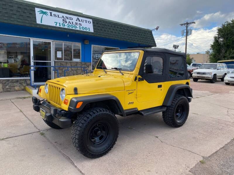 2001 Jeep Wrangler for sale at Island Auto Sales in Colorado Springs CO