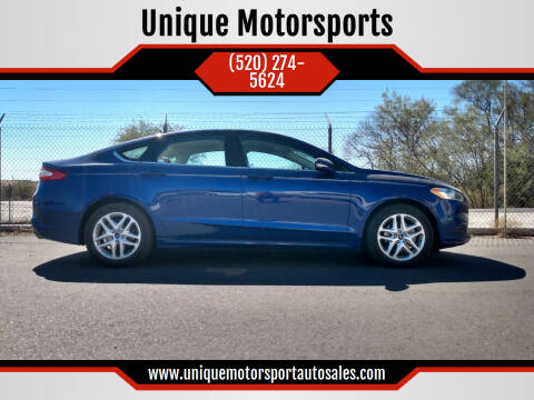 2013 Ford Fusion for sale at Unique Motorsports in Tucson AZ