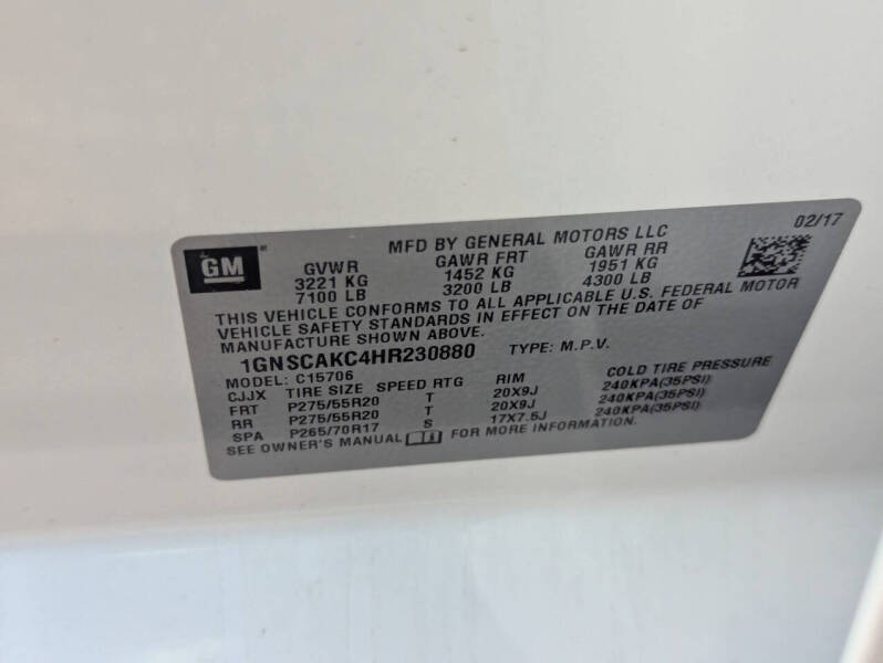 2017 Chevrolet Tahoe LS