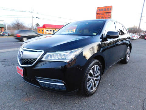 2016 Acura MDX for sale at Cars 4 Less in Manassas VA