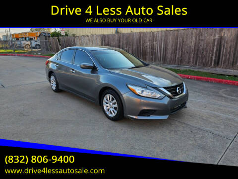 2017 Nissan Altima for sale at Drive 4 Less Auto Sales in Houston TX