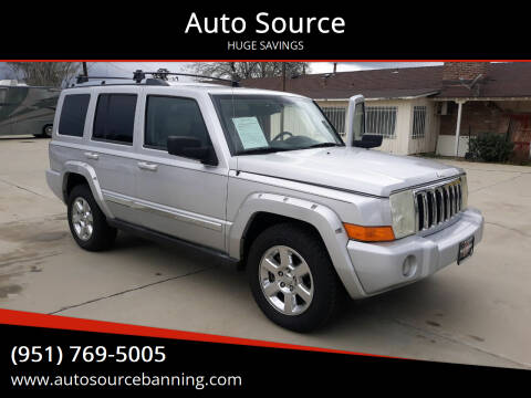 2007 Jeep Commander for sale at Auto Source in Banning CA