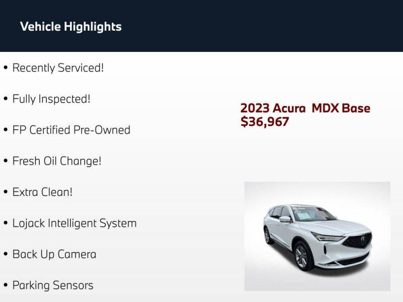 2023 Acura MDX SH-AWD