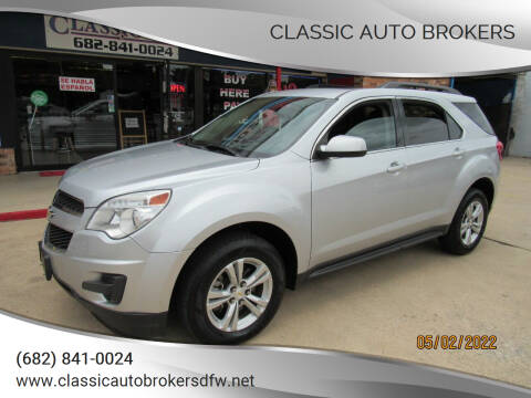 2013 Chevrolet Equinox for sale at Classic Auto Brokers in Haltom City TX