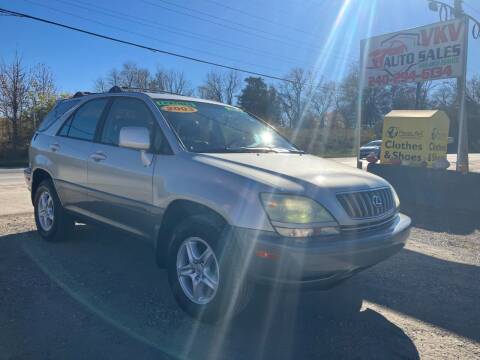2003 Lexus RX 300 for sale at VKV Auto Sales in Laurel MD