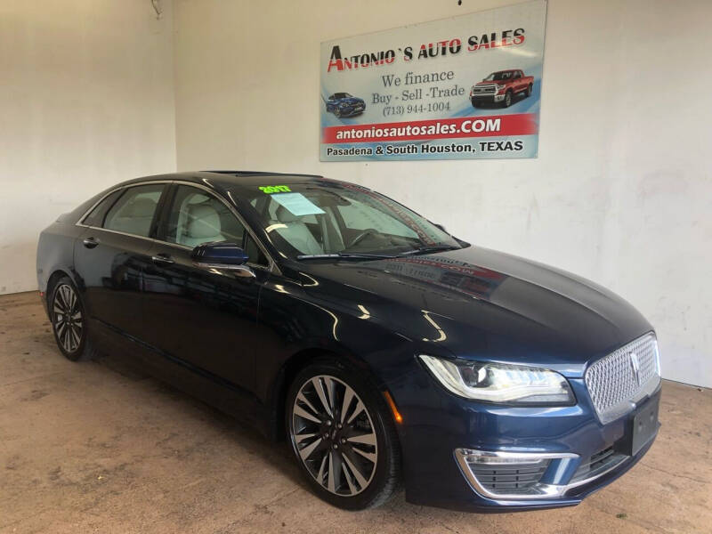 2017 Lincoln MKZ for sale at Antonio's Auto Sales in South Houston TX