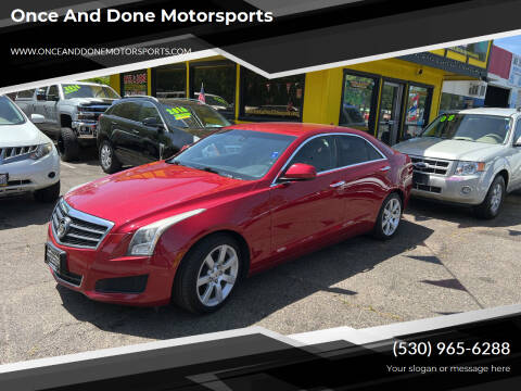 2013 Cadillac ATS for sale at Once and Done Motorsports in Chico CA
