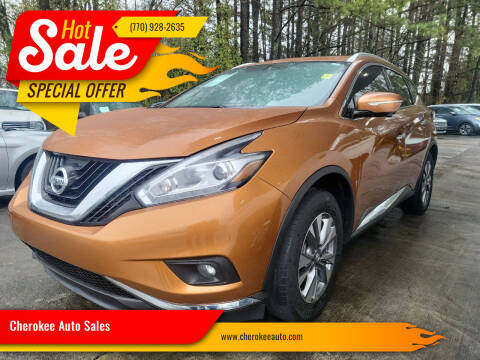 2015 Nissan Murano for sale at Cherokee Auto Sales in Acworth GA
