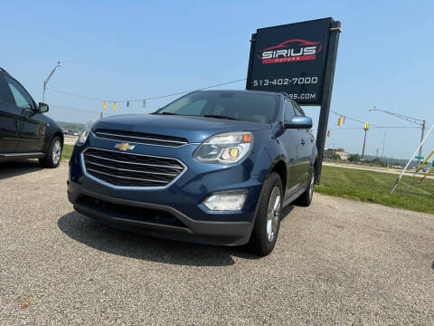 2016 Chevrolet Equinox for sale at SIRIUS MOTORS INC in Monroe OH