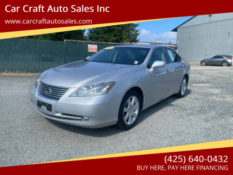 2009 Lexus ES 350 for sale at Car Craft Auto Sales Inc in Lynnwood WA