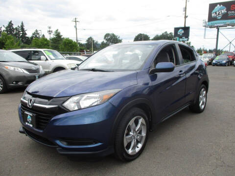 2016 Honda HR-V for sale at ALPINE MOTORS in Milwaukie OR