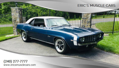 1969 Chevrolet Camaro for sale at Eric's Muscle Cars in Clarksburg MD